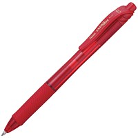 Pentel EnerGel X Retractable Gel Pen Medium Red (Pack of 12) BL107/14-B