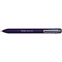 Pentel iZee 4 Colour Ballpoint Pen, Assorted, Pack of 12 Pentel iZee 4 Colour Ballpoint Pen, Assorted, Pack of 12