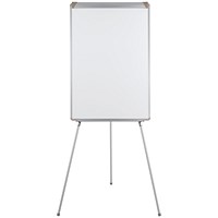 Bi-Office Easy Biofusion Magnetic Tripod Easel, Lacquered Steel Surface, 700x1000mm