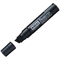 Pentel N50XL Jumbo Marker, Black, Pack of 6