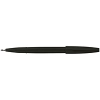 Pentel Sign Pen S520 Fibre Tipped Pen, 1mm Line, Black, Pack of 12