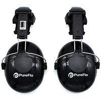 PureFlo Helmet Attachment Ear Defenders, Black PureFlo Helmet Attachment Ear Defenders, Black