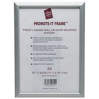 Photo Promote It Frame A3 Aluminiun (Non-glass break-resistant cover)