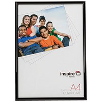 Hampton Frames Back Loader Photo Frame, A4, Glass, Black Hampton Frames Back Loader Photo Frame, A4, Glass, Black
