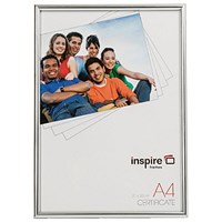 Hampton Frames Back Loader Photo Frame, A4, Glass, Silver Hampton Frames Back Loader Photo Frame, A4, Glass, Silver