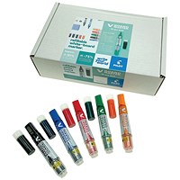 Pilot V-Board Master Markers Classpack Bullet Tip 30 Pens + 20 Refills (Pack of 50)