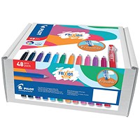 Pilot FriXion Ball Stick Pens 0.7 Classpack Assorted (Pack of 48)