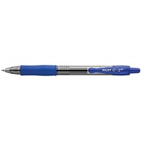 Pilot G-2+ Begreen Gel Rollerball Fine Blue Pack of 12