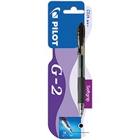 Pilot G207 Gel Retractable Rollerball Blister Card Black (Pack of 12) 041200101