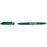 Pilot FriXion Erasable Rollerball Fine Green (Pack of 12)