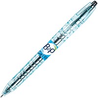 Pilot Begreen B2P Recycled Rollerball Pen, Retractable, 0.7mm Tip, 0.35mm Line, Black, Pack of 10