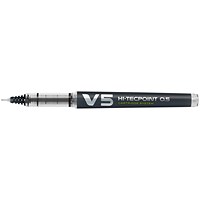 Pilot V5 Cartridge Rollerball Pen Fine Line Black (10 Pack)
