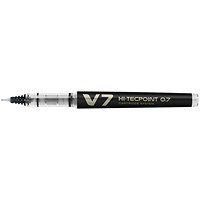Pilot V7 Cartridge Rollerball Pen Medium Line Black (Pack of 10)