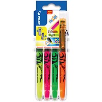 Pilot FrXiion Set2Go Highlighters Assorted (Pack of 4)