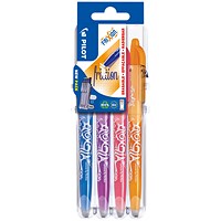 Pilot Set2Go FriXion Rollerball 07 Pens Assorted (Pack of 4)