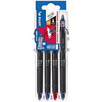Pilot FrXiion Set2Go Rollerball Synergy Clicker Pens Assorted (Pack of 4)