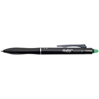 Pilot FriXion Ball Plus Ballpoint Pen, Medium, Green, Pack of 10