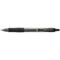 Pilot G-2 Plus Begreen Gel Ink Rollerball Medium Black (Pack of 12)