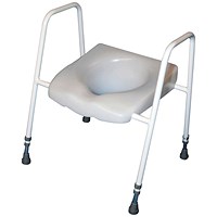 Aidapt President Raised Toilet Seat and Frame