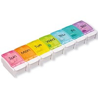 Aidapt Push Button Weekly Pill Dispenser
