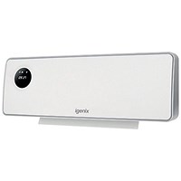 Igenix 2kW Wall Mounted PTC Downflow Fan Heater, White