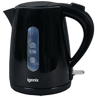 Igenix Cordless Jug Kettle 1L Black