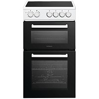 Statesman Electric Ceramic Double Oven 90L White