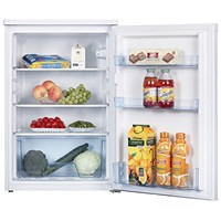 Statesman White Freestanding Undercounter Larder Fridge, 55cm, 131 Litres