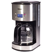 Igenix Digital 10 Cup Coffee Maker, Silver