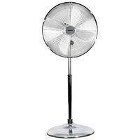 Igenix 16 Inch Pedestal Fan, 3 Speed, Chrome