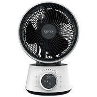 Igenix 9 Inch Air Circulator Turbo Fan, 32 Wind Speeds, White