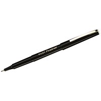 Pilot Fineliner Pen, Medium, 0.4mm Line, Black, Pack of 12