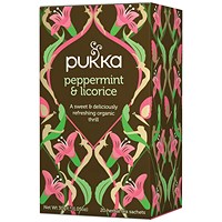 Pukka Peppermint and Liquorice Tea (Pack of 20)