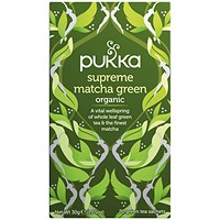 Pukka Supreme Matcha Green Tea, Pack of 20