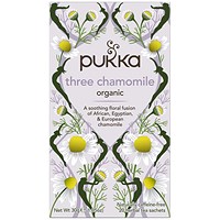 Pukka Three Chamomile Organic Tea Bags, Pack of 20