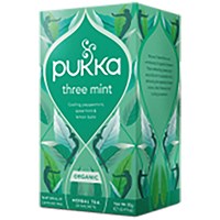 Pukka Three Mint Herbal Tea, Pack of 20 Pukka Three Mint Herbal Tea, Pack of 20