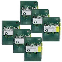 Pukka Pad Recycled Project Book A4 Grn Pack of 3 Buy One Get One Free