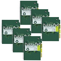 Pukka Pad Recycled Project Book B5 Grn Pack of 3 Buy One Get One Free