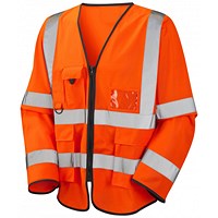 Beeswift Pkj Executive Sleeved Vest, Orange, XL Beeswift Pkj Executive Sleeved Vest, Orange, XL