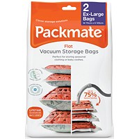 Packmate Flat Vacuum Bag Set Extra Large (Pack of 2)