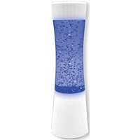 Miniature Shake and Shine LED Glitter Lamp, White Base, Battery Operated