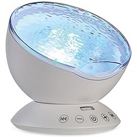 Ocean Wave Projector Lamp, White