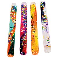 Mini Glitter Tube Sensory Wands, Assorted, 120mm, Pack of 4