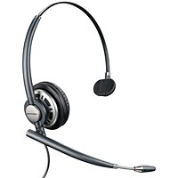 Poly Black EncorePro HW710 Customer Service Headset Monaural 78712-102
