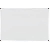 Bi-Office Ayda BioFusion Magnetic Whiteboard, 1065x750mm, Lacquered Steel Surface, Natural Aluminium Frame with Coconut Biocomposites