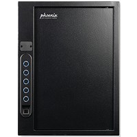 Phoenix Fingerprint Key Safe Electronic Lock 60 Adjustable Hooks Black KS0021F