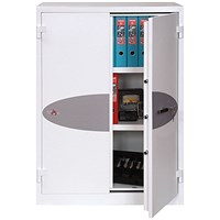 Phoenix Fire Ranger Steel Storage Cupboard, Fire and Burglary Resistant, 106kg, 359 Litre Capacity