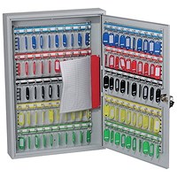 Phoenix Commercial Key Cabinet 100 Hook Grey KC0603K