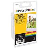 Polaroid Epson 27XL Remanufactured Inkjet Cartridge Black T271140-COMP PL