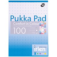 Pukka Pad Comfort in Colour Refill Pad, A4, Ruled, 100 Pages, Blue, Pack of 6 Pukka Pad Comfort in Colour Refill Pad, A4, Ruled, 100 Pages, Blue, Pack of 6